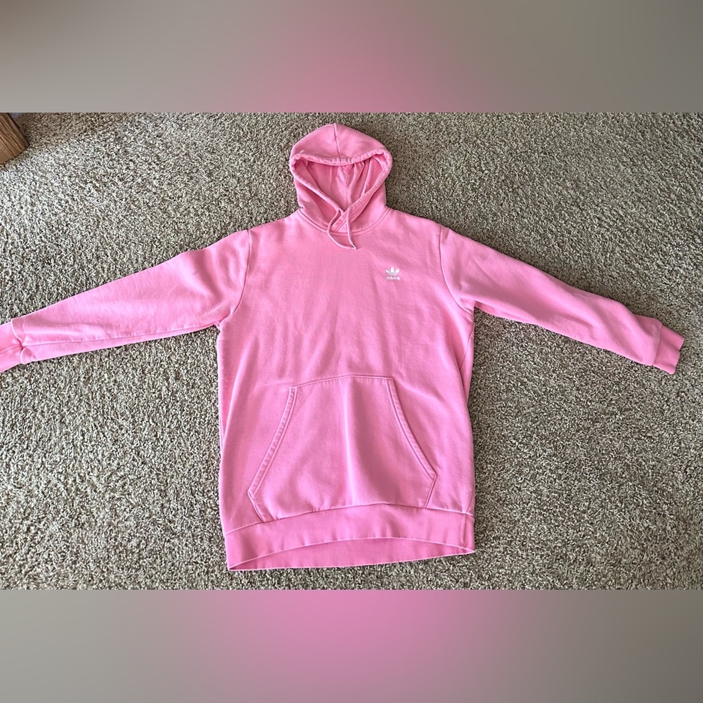 pink adidas hoodie